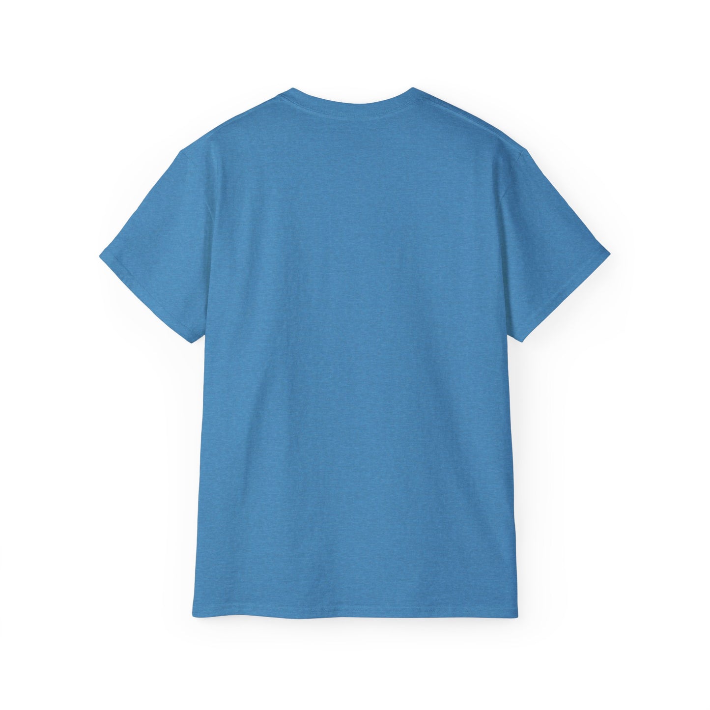 Dog Paw Graphic Tee — 'Paws & Whiskers World' Blue Logo T-Shirt