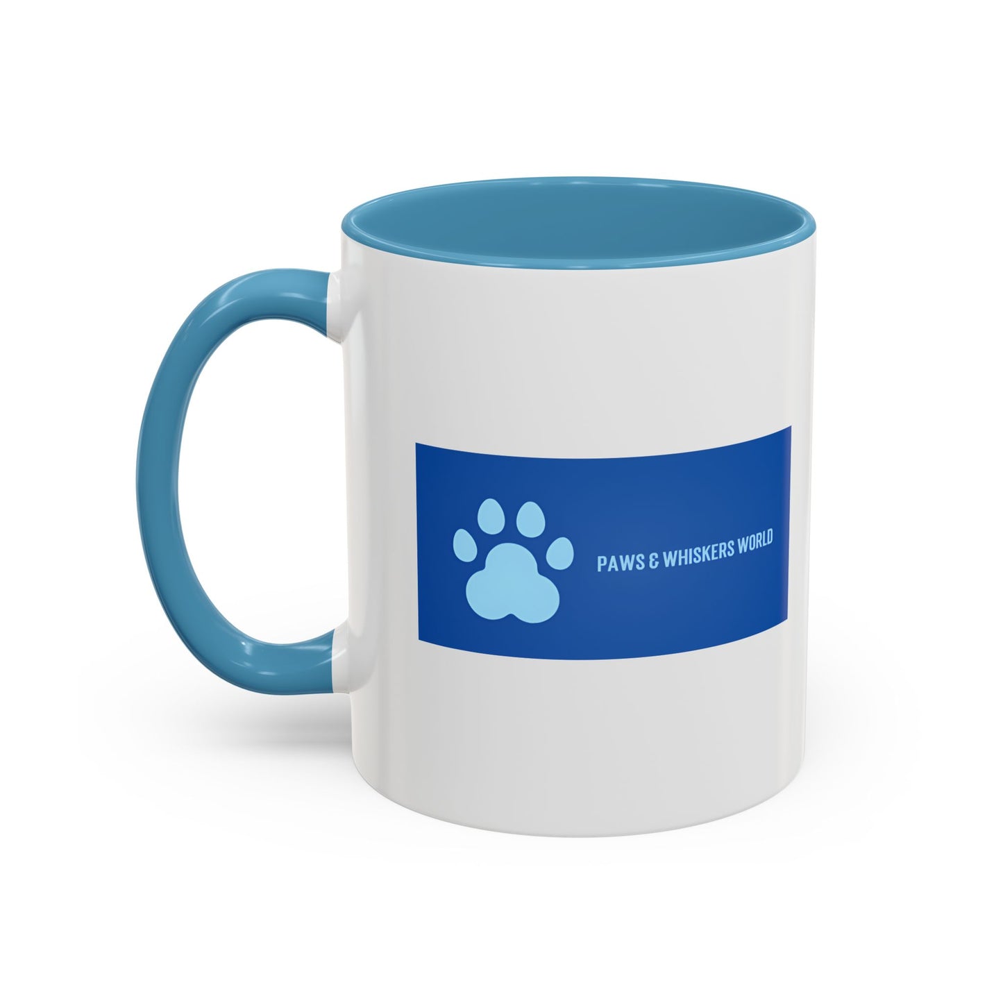 Cute Dog and Cat Coffee Mug — Pet Lover Accent Mug (11/15 oz)