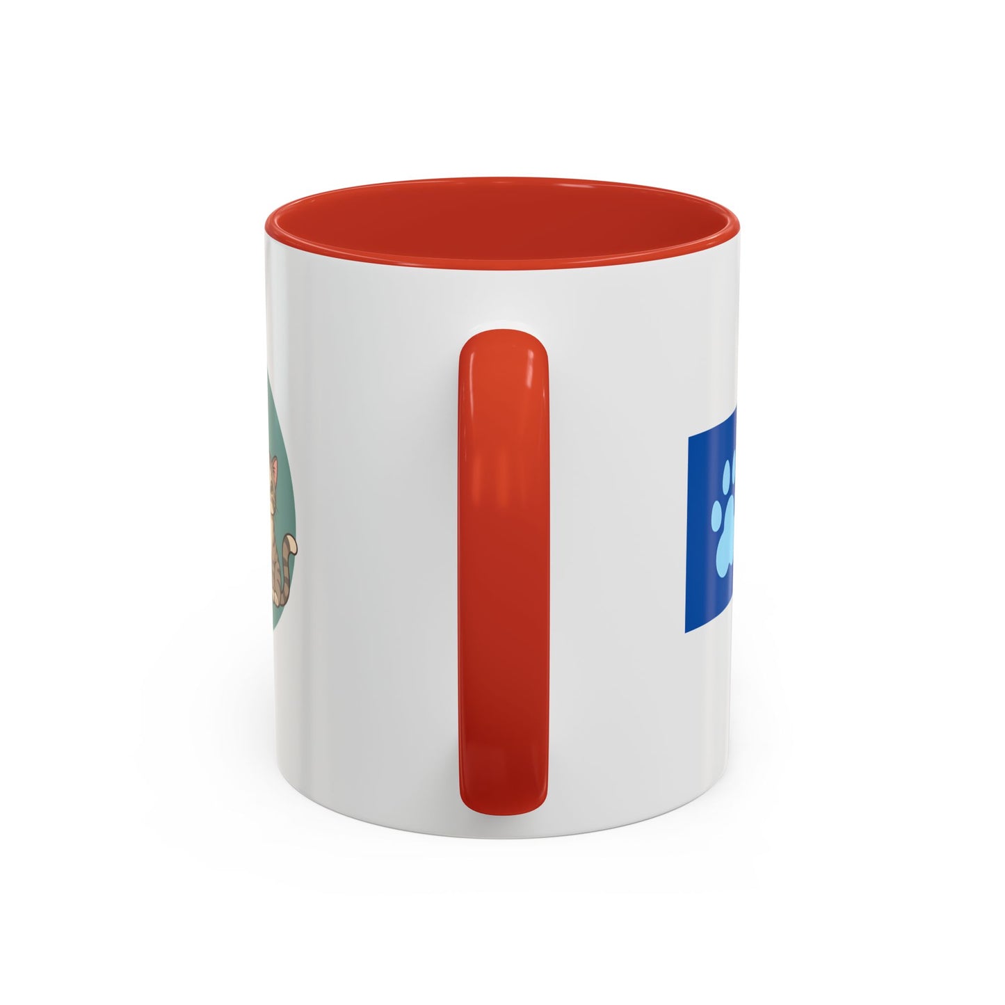 Cute Dog and Cat Coffee Mug — Pet Lover Accent Mug (11/15 oz)