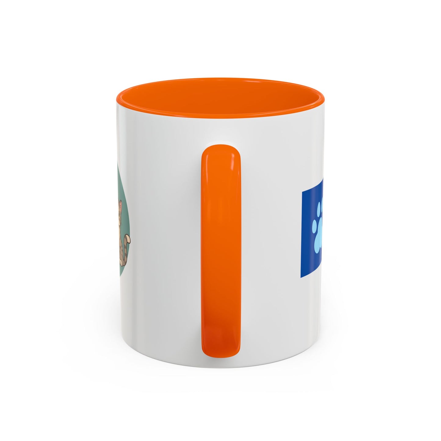 Cute Dog and Cat Coffee Mug — Pet Lover Accent Mug (11/15 oz)