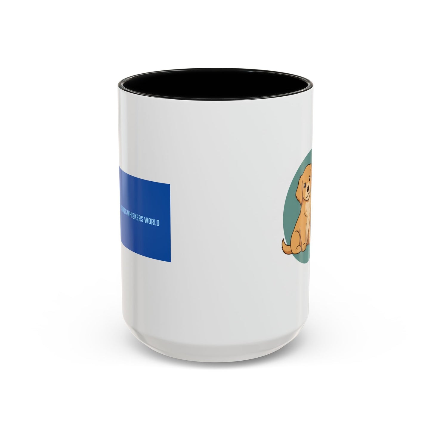 Cute Dog and Cat Coffee Mug — Pet Lover Accent Mug (11/15 oz)