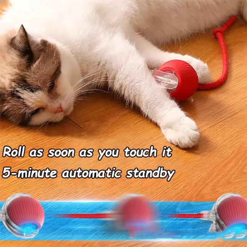Hot intelligent interactive cat and dog ball intelligent obstacle avoidance pet toys