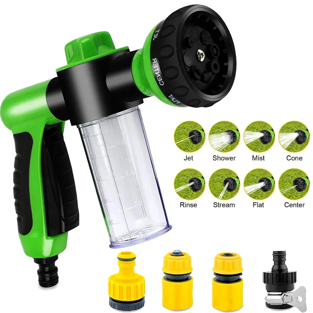 Dog Shower Sprayer 8 in 1 Pet Bath Cleaning Shower Gun