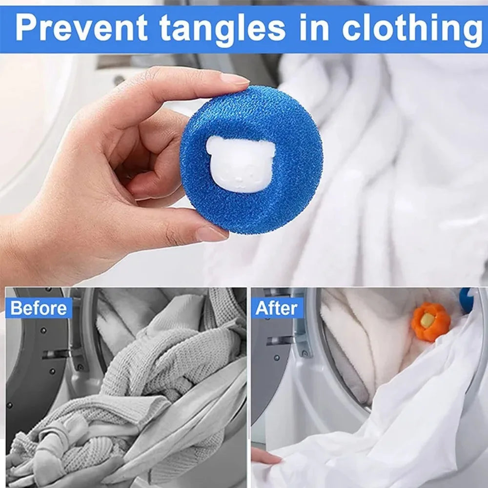 Laundry Balls 3-10pcs  Pet Hair Remover Reusable Balls