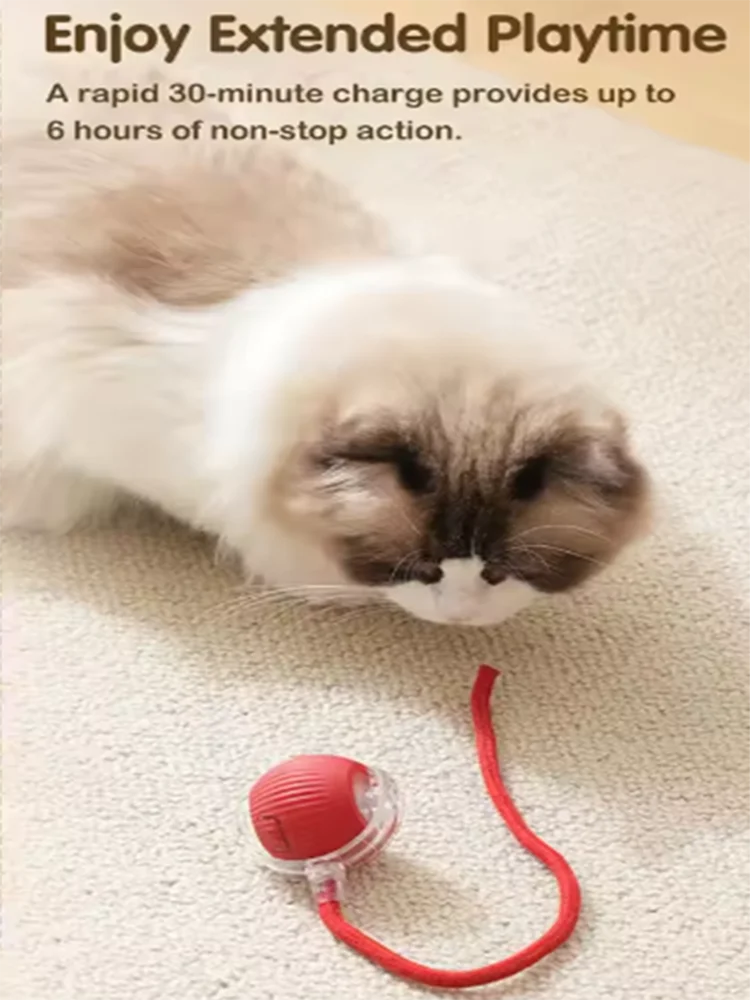 Hot intelligent interactive cat and dog ball intelligent obstacle avoidance pet toys