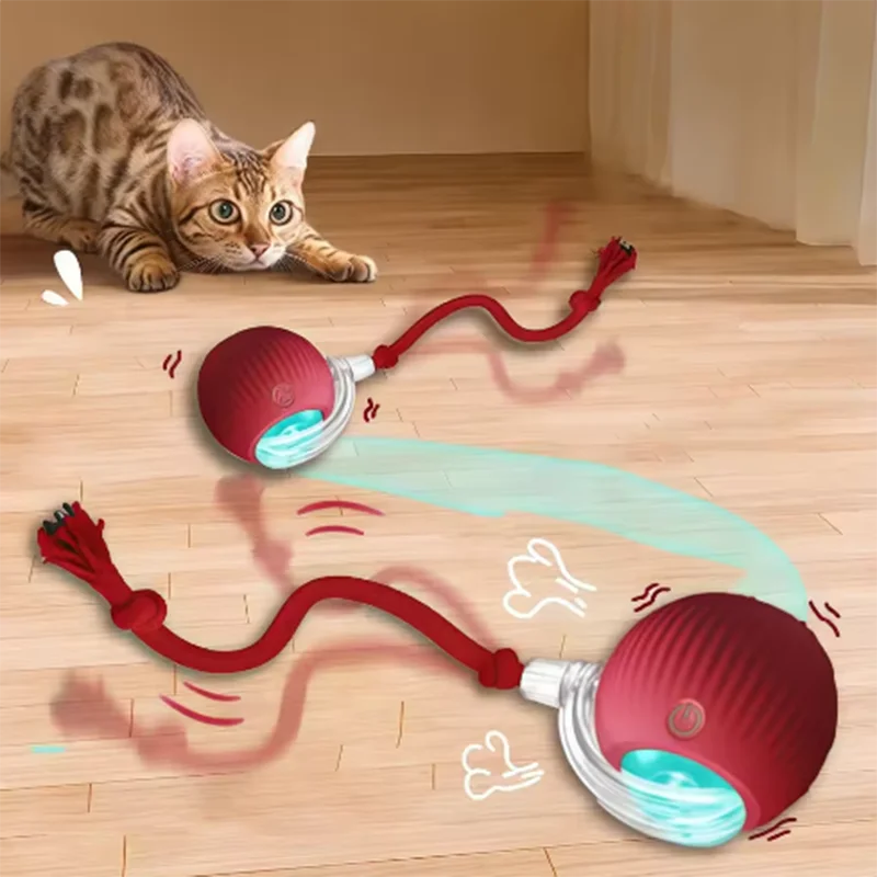 Hot intelligent interactive cat and dog ball intelligent obstacle avoidance pet toys
