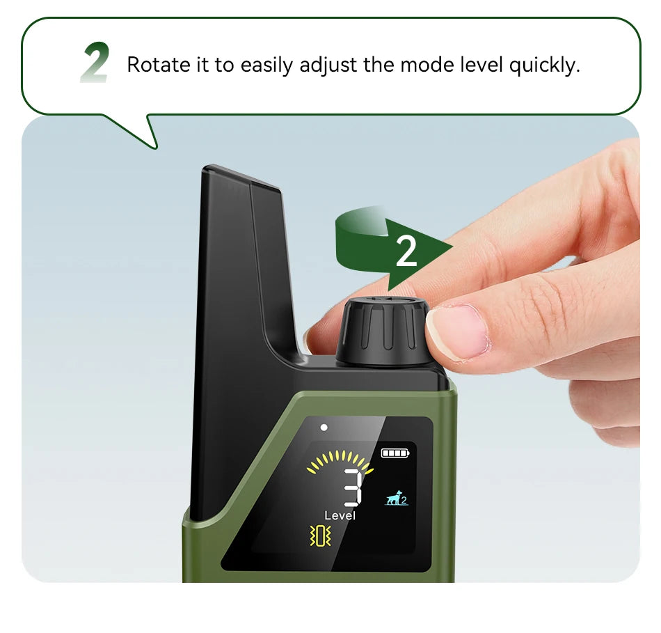 ROJECO Electric Dog Training Collar IPX7 Waterproof Dog Bark Stop Collar With Remote Control