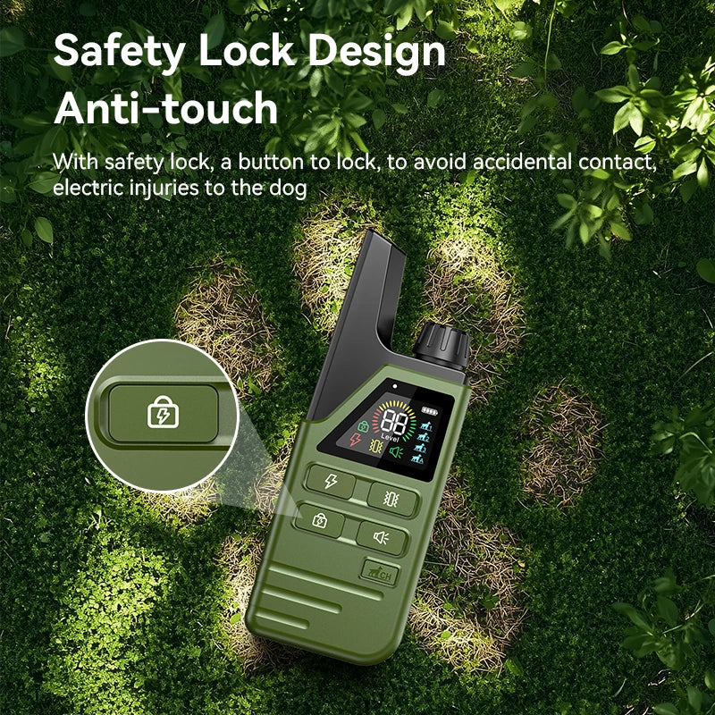 ROJECO Electric Dog Training Collar IPX7 Waterproof Dog Bark Stop Collar With Remote Control