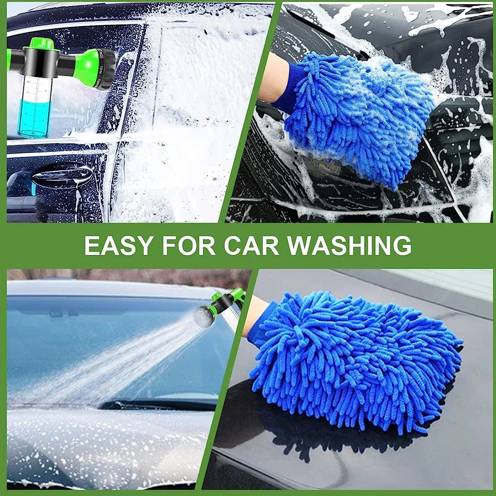 Dog Shower Sprayer 8 in 1 Pet Bath Cleaning Shower Gun