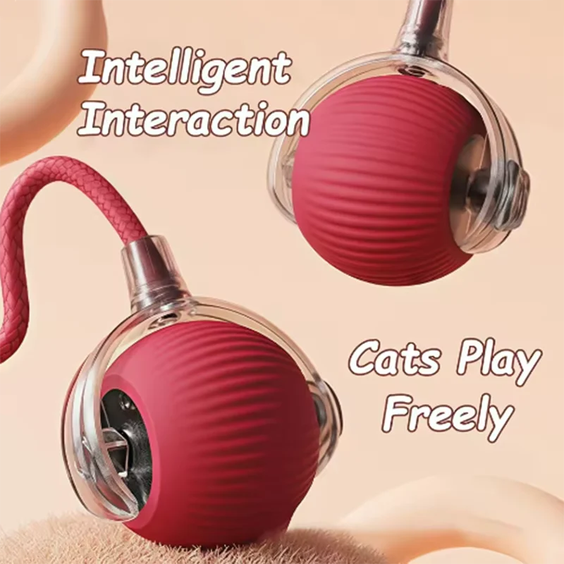 Hot intelligent interactive cat and dog ball intelligent obstacle avoidance pet toys